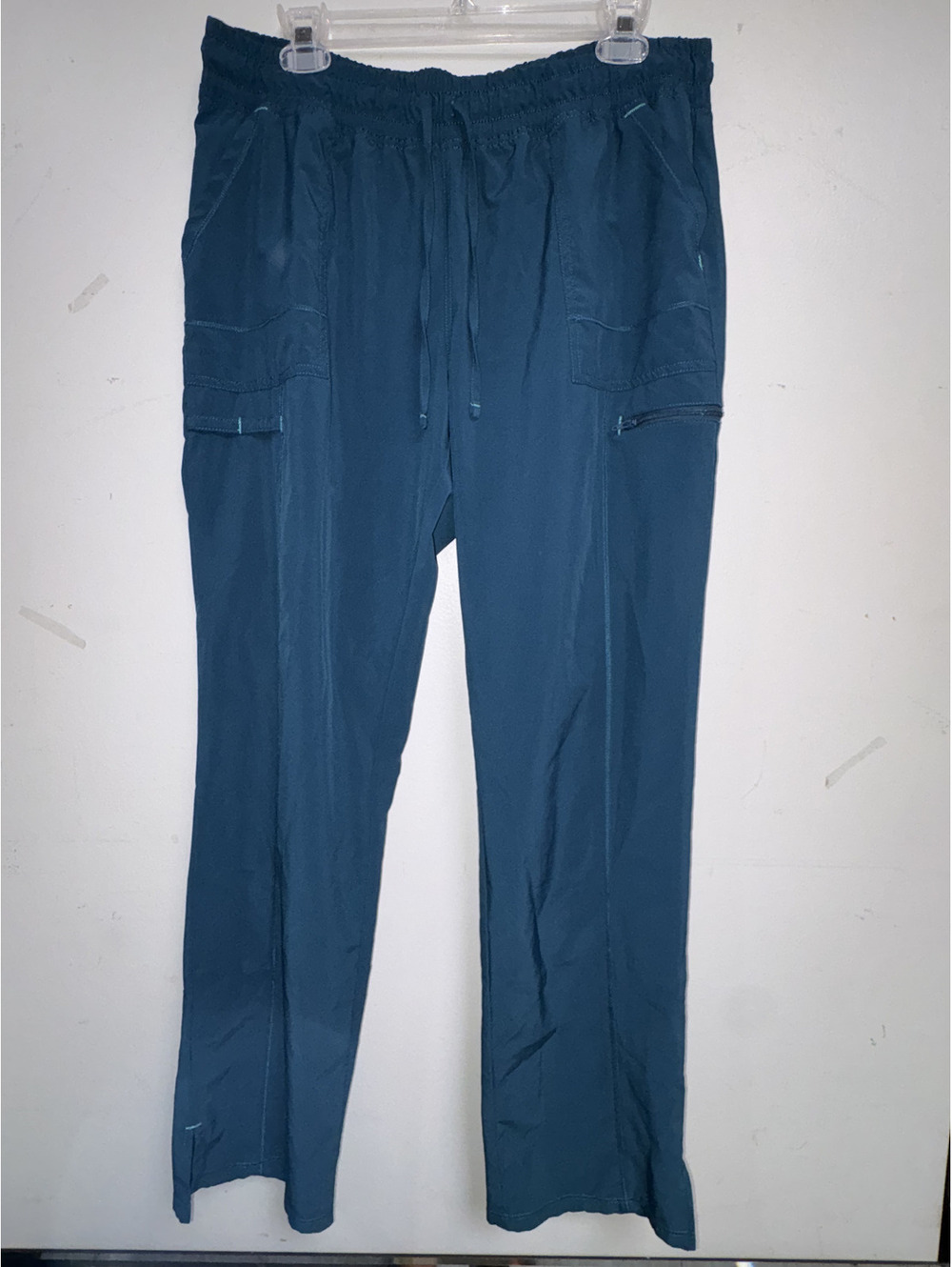 ScrubStar Deep Slate Blue Cargo Scrub Pants Large